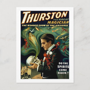 Thurston World's Famous Magician - Vintage Postkarte