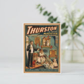 Thurstons "Die Wundershow des Universums" Vintag Postkarte (Stehend Vorderseite)