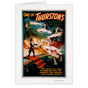 Thurstons erstaunliches Geheimnis-Magie-Plakat