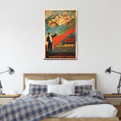 Thurstons schwindender Whippet Willys-Overland Leinwanddruck (Insitu (Schlafzimmer))