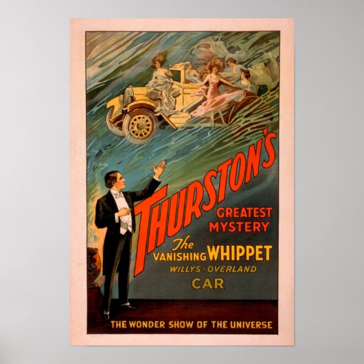 Thurstons schwindender Whippet Willys-Overland Poster (Vorne)