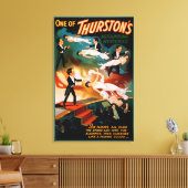 Thurstons verblüffendes Zauberposter für Geheimnis Leinwanddruck (Insitu (Wohnzimmer))