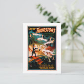 Thurstons verblüffendes Zauberposter für Geheimnis Postkarte (Stehend Vorderseite)