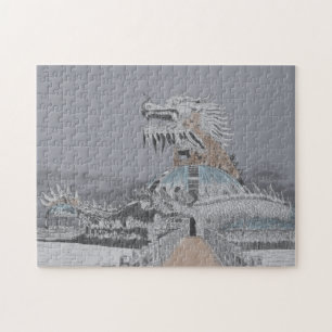 Thuy Tien Lake Abandoned Water Park Illustration Puzzle
