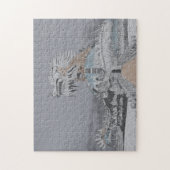 Thuy Tien Lake Abandoned Water Park Illustration Puzzle (Vertikal)