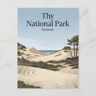 Thy Nationalpark Dänemark Postkarte