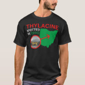 Thylacin Gepunktet in Ohio Extinct Tiger T-Shirt (Vorderseite)