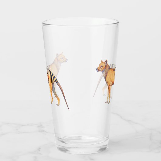Thylacin (Tasmanischer Tiger) Glas (Rechts)