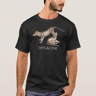 Thylacin, Tasmanisches ausgestorbenes Tier T-Shirt
