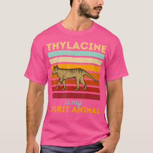 Thylacine ist mein Geist Tier ausgestorben Tasmani T-Shirt