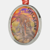 Thylacine Ornament Aus Metall (Links)