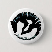 Thylacine Stille lebendiges Logo Button (Vorderseite)