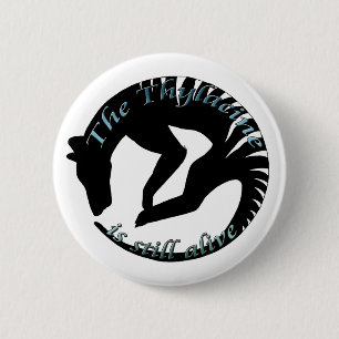 Thylacine Stille lebendiges Logo Button