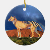 Thylacine (tasmanischer Tiger) Keramik Ornament (Vorne)