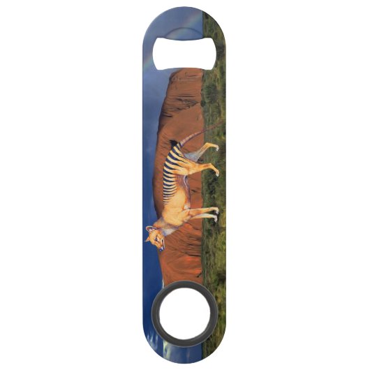 Thylacine (tasmanischer Tiger) Speed Flaschenöffner (Vorderseite)