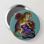 Thylacine Wir können lernen Button (Vorne & Hinten)