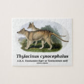 Thylacinus Cynocephalus (tasmanischer Tiger oder Puzzle (Horizontal)