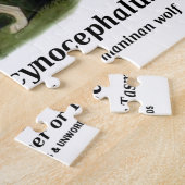 Thylacinus Cynocephalus (tasmanischer Tiger oder Puzzle (Seite)