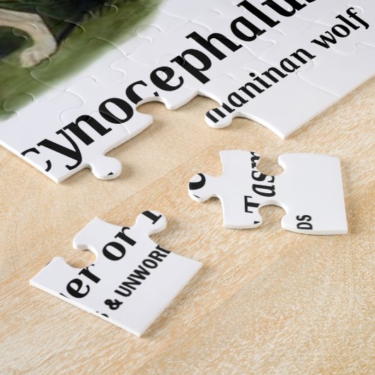 Thylacinus Cynocephalus (tasmanischer Tiger oder Puzzle (Seite)