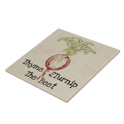 Thyme 2Turnip Keramik Fliese (Seite)