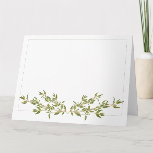 THYME Big Greeting Card / Horizontal Karte (Vorderseite)