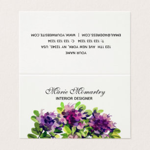 Thyme Business Card Visitenkarten