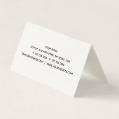 Thyme Business Card Visitenkarten (Rückseite)