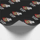 Thyme Flies Funny Herb Pun Dark BG Geschenkpapier (Ecke)