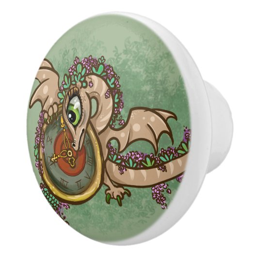 Thyme für lillische Drachen Keramikknauf (Rechts)