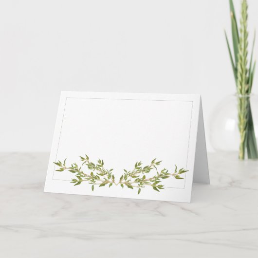 THYME Grußkarte / Querformat Karte (Vorderseite)