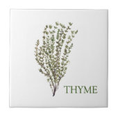 Thyme Herb Greenery Küche Kulinarisch Grüne Pflanz Fliese (Vorderseite)