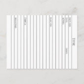 Thyme Herb Materia Medica Cards Kräuterstudie Postkarte (Rückseite)