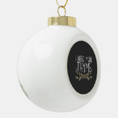 Thyme Herb Pflanze Keramik Kugel-Ornament (Links)