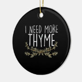 Thyme Herb Pflanze Keramik Ornament (Links)