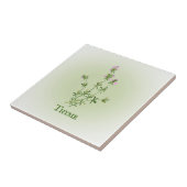 Thyme Herbal Design Keramik Tile Fliese (Seite)