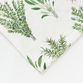 Thyme Kräutern Botanische Sage Rosemary Green Patc Fleecedecke (Ecke)