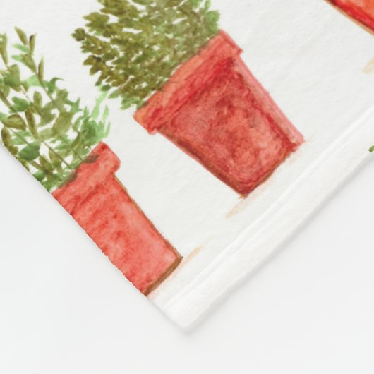 Thyme Kräutern Botanische Sage Rosemary Green Patc Fleecedecke (Ecke)