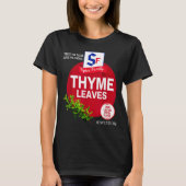 Thyme Leaves Halloween Sce Costume Group Matching T-Shirt (Vorderseite)