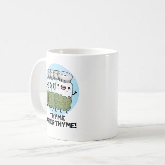 Thyme nach Thyme Funny Herb Pub Kaffeetasse (Vorderseite Links)