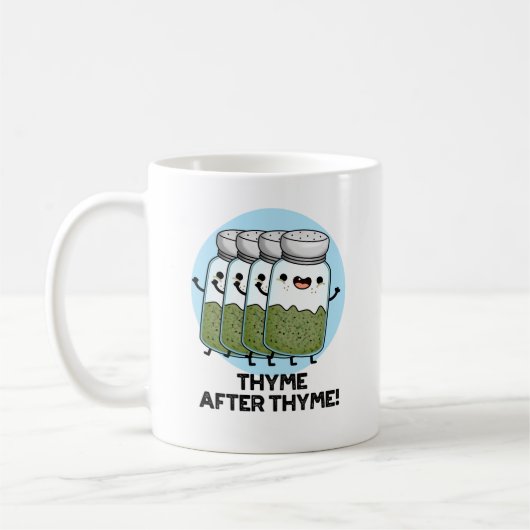 Thyme nach Thyme Funny Herb Pub Kaffeetasse (Links)