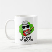 Thyme to Rock Funny Herb Pub Kaffeetasse (Links)