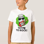 Thyme to Rock Funny Herb Pub T-Shirt (Vorderseite)