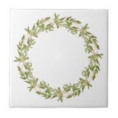 THYME WREATH 4,25" Keramik Tile Fliese (Vorderseite)