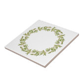 THYME WREATH 4,25" Keramik Tile Fliese (Seite)