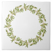 THYME WREATH 6" Keramik Tile Fliese (Vorderseite)