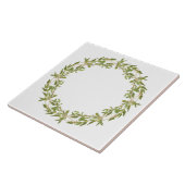 THYME WREATH 6" Keramik Tile Fliese (Seite)