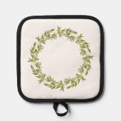 THYME WREATH Pot Holder Topflappen (Vorderseite)