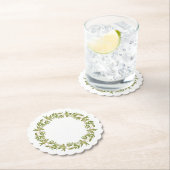 THYME WREATH Rund-Papier Untersetzer (Vor Ort)