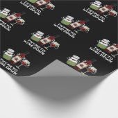 Thyme zu Wein Down Funny Chill Pun Dark BG Geschenkpapier (Ecke)