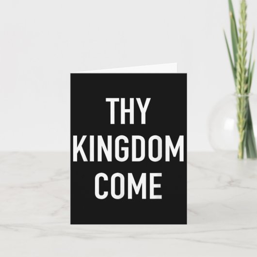 Thymian Come - Christlich Life Bible Faith Quot Karte (Vorderseite)
